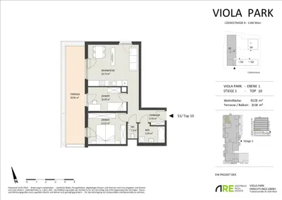 3-Zimmer-Wohnung mieten in Wien – 63,05 m², € 1.049 – Bild 16 von 16