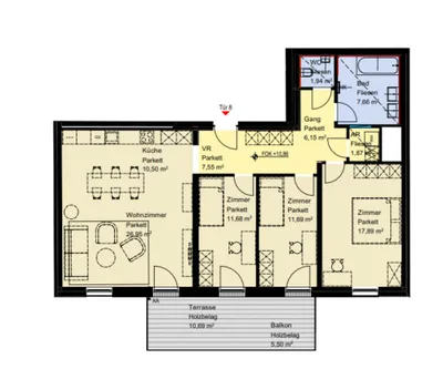 4-Zimmer-Wohnung kaufen in Wien – 104 m², € 879.000 – Bild 30 von 30