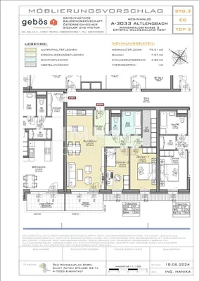 3-Zimmer-Wohnung mieten in Sankt Pölten Land – 73,5 m², € 802 – Bild 13 von 13