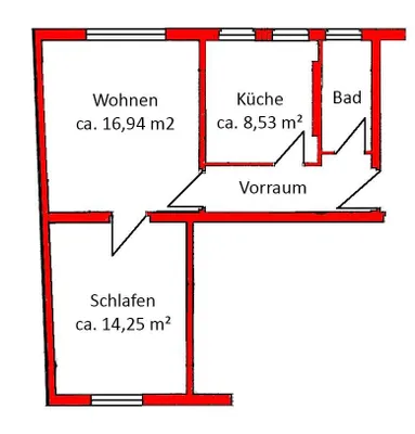 2-Zimmer-Wohnung mieten in Linz – 48,39 m², € 675 – Bild 10 von 10