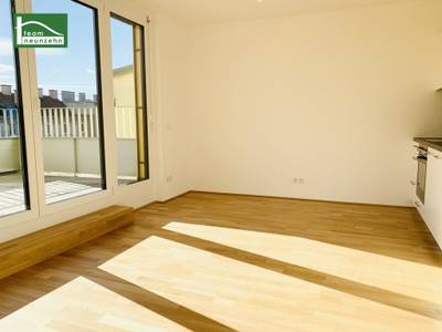 LEO 131 - Tolle 3-Zimmer Wohnung mit 2 großen Terrassen! Nur 4 Bus-Stationen zum Bahnhof Floridsdorf und viel Grün in der Nähe! – Bild 2