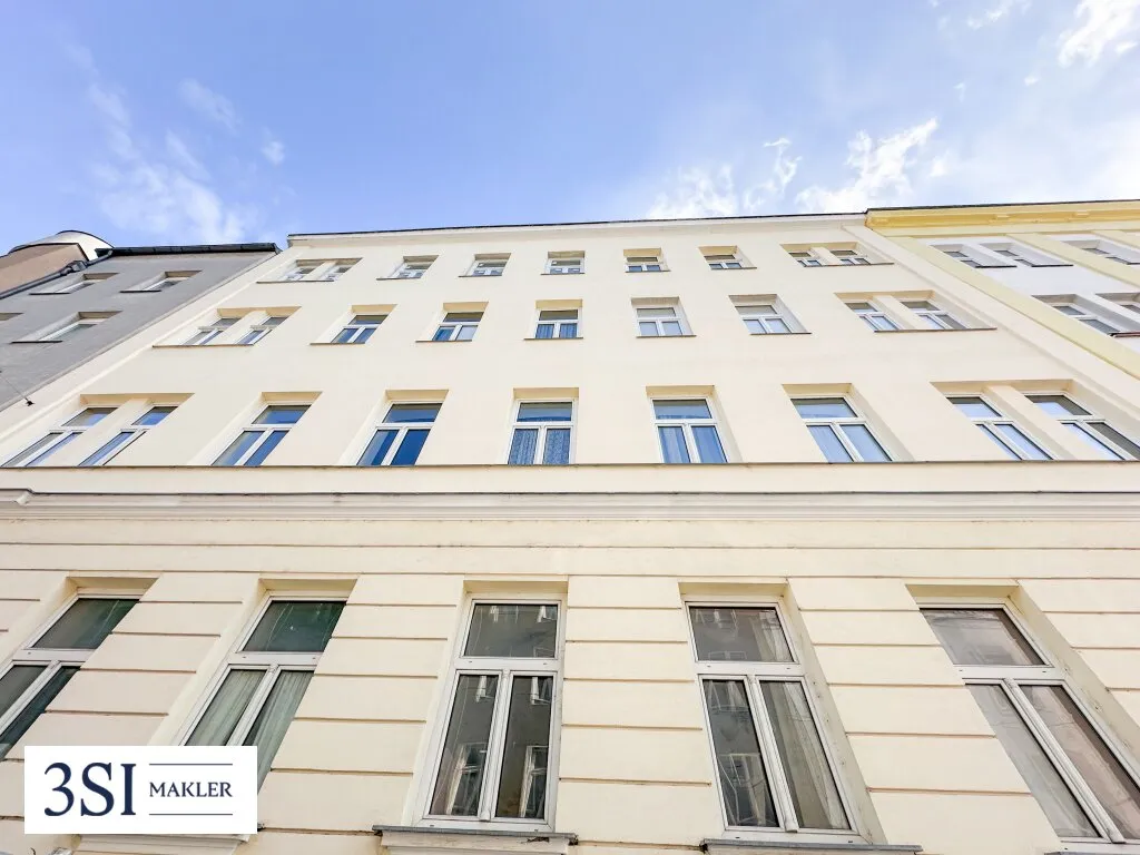 Betongold: Unbefristet vermietete Altbauwohnung zur Kapitalanlage - in ruhiger Seitenstraße des 15. Bezirks - Ansicht 3