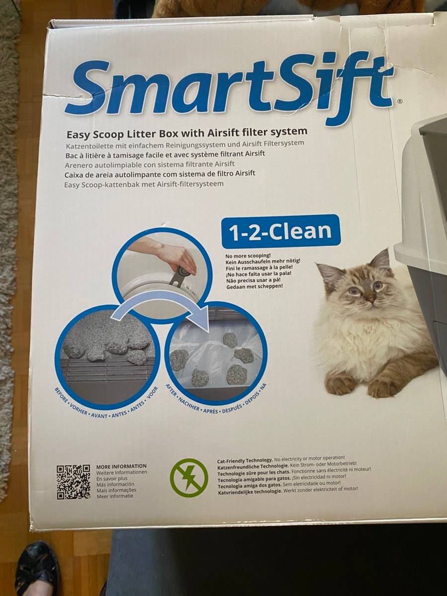 Catit Smart Sift Selbstreinigende Katzentoilette - NEU, OVP,  75,- (1030  Wien) - willhaben