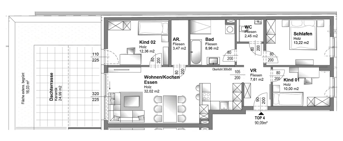 Hauptstraße Urfahr | Stilvolle Neubauwohnung mit 25 m² Terrasse - Provisionsfrei! - Ansicht 2
