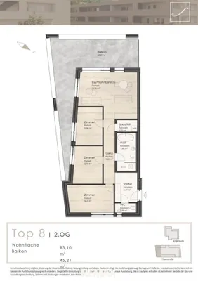 4-Zimmer-Wohnung kaufen in Linz Land – 93,1 m², € 549.000 – Bild 11 von 11