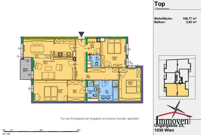 4-Zimmer-Wohnung mieten in Wien – 109 m², € 2.599 – Bild 14 von 14