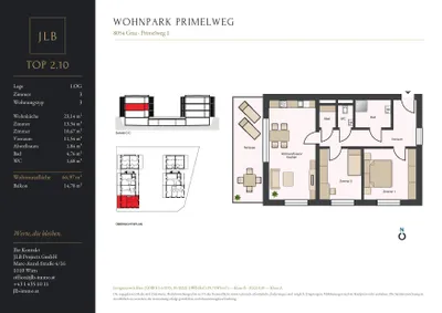3-Zimmer-Wohnung kaufen in Graz – 66,97 m², € 259.550 – Bild 15 von 15