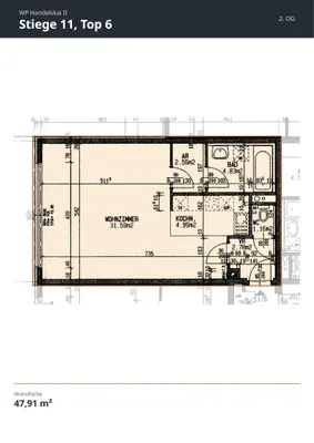 1-Zimmer-Wohnung kaufen in Wien – 47,91 m², € 199.000 – Bild 12 von 13