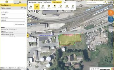 Grundstück mieten in Klagenfurt – 2 200 m², € 1.500 – Bild 3 von 3