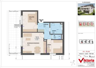 3-Zimmer-Wohnung kaufen in Salzburg-Umgebung – 61,86 m², € 368.000 – Bild 5 von 7