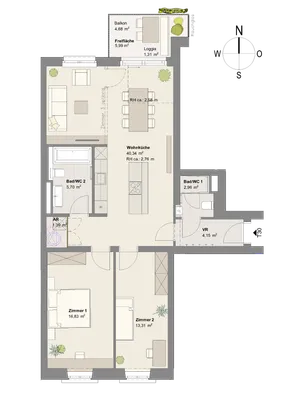 3-Zimmer-Wohnung kaufen in Wien – 88,33 m², € 725.800 – Bild 9 von 9