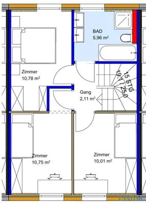 5-Zimmer-Haus kaufen in Krems Land – 83,58 m², € 340.000 – Bild 14 von 14