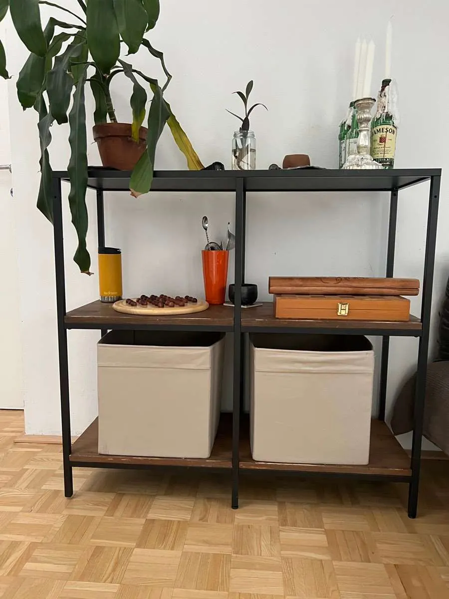 IKEA FJÄLLBO Regal / Sideboard Metall & Holz - Industrial Stil, € 0,- (1180 Wien)