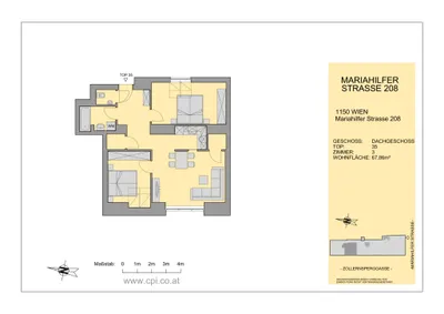 3-Zimmer-Wohnung mieten in Wien – 67,86 m², € 1.366 – Bild 15 von 15