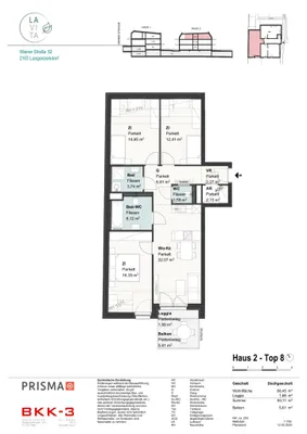 4-Zimmer-Wohnung kaufen in Korneuburg – 88,45 m², € 599.338 – Bild 9 von 12