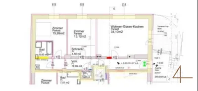 3-Zimmer-Wohnung kaufen in Amstetten – 97 m², € 299.000 – Bild 12 von 12