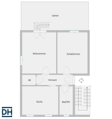 2-Zimmer-Wohnung kaufen in Salzburg Stadt – 53 m², € 365.000 – Bild 11 von 11