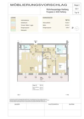 3-Zimmer-Wohnung mieten in Hartberg-Fürstenfeld – 78,56 m², € 1.125 – Bild 12 von 12