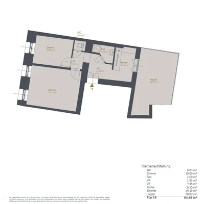 2-Zimmer-Wohnung kaufen in Wien – 64,46 m², € 249.000 – Bild 10 von 10