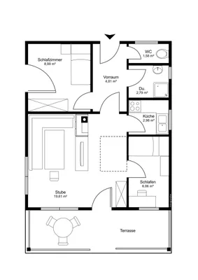3-Zimmer-Immobilie mieten in Zell am See – 46 m², € 1.250 – Bild 13 von 14