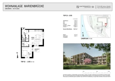 2-Zimmer-Wohnung kaufen in Gmunden – 56,75 m², € 410.000 – Bild 9 von 9