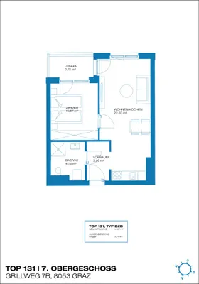 2-Zimmer-Wohnung mieten in Graz – 41,87 m², € 649 – Bild 7 von 7