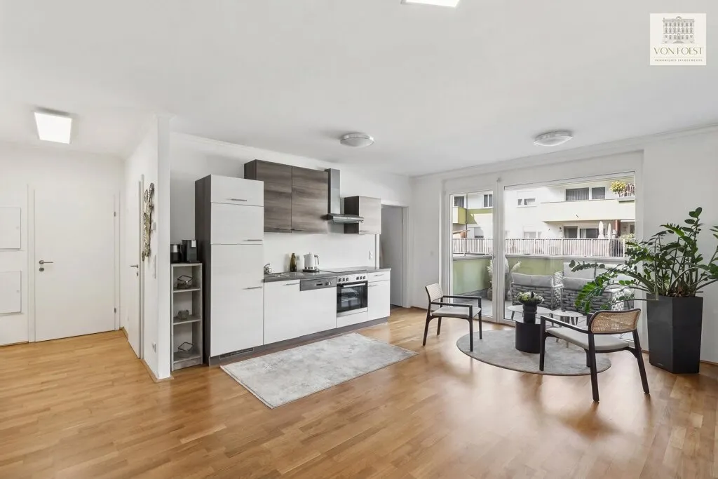 Charmante NEUBAU-WOHNUNG mit großzügiger Terrasse in zentraler Grün-Ruhelage - Ansicht 3