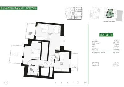 3-Zimmer-Wohnung kaufen in Wien – 66,28 m², € 459.000 – Bild 18 von 18