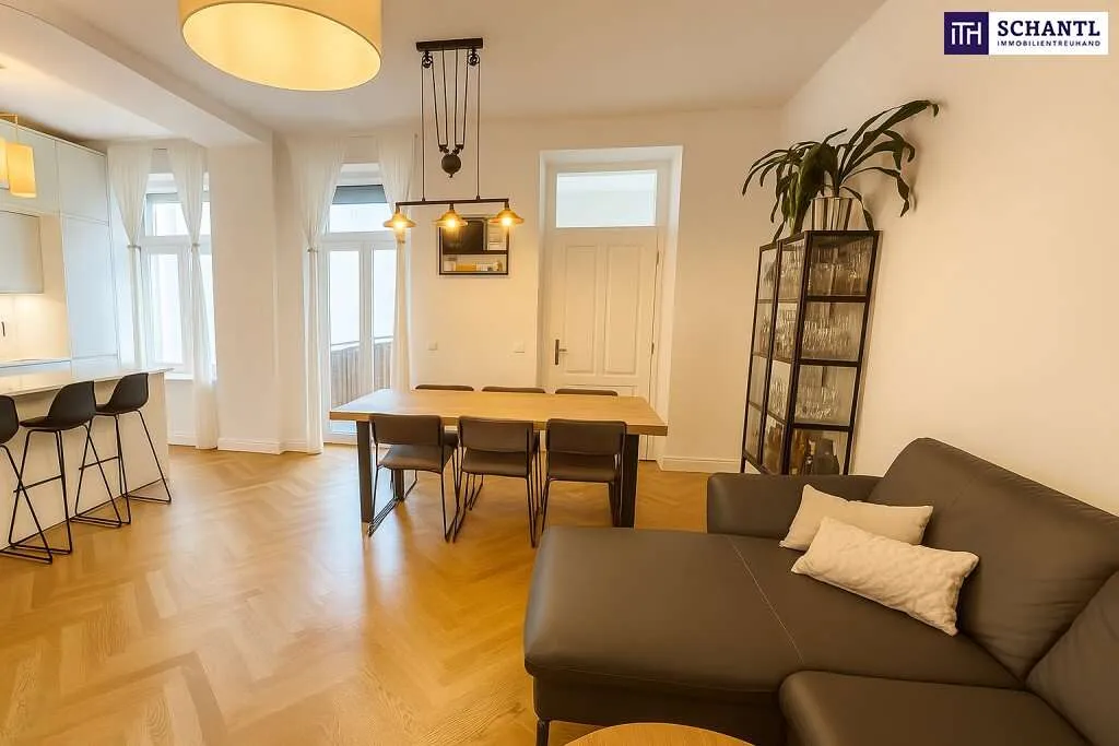 Zeitlose Eleganz trifft modernen Wohnkomfort - stilvoll sanierte 3,5-Zimmer-Altbauwohnung mit Designküche, zwei Außenflächen & Toplage nahe dem Türkenschanzpark – pohled 2