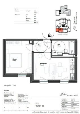 2-Zimmer-Wohnung kaufen in Wien – 38,62 m², € 255.000 – Bild 8 von 9