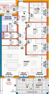 4-Zimmer-Wohnung kaufen in Linz Land – 91,83 m² – Bild 6 von 9