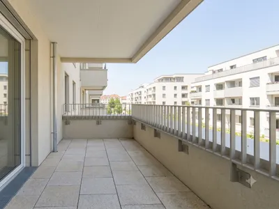 Moderne 3-Zimmer-Neubauwohnung | 72 m² | 18 m² Balkon | TG-Platz | 3. Liftstock | Seestadt – Bild 3