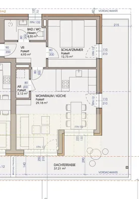 2-Zimmer-Wohnung mieten in Salzburg-Umgebung – 53,51 m², € 1.490 – Bild 9 von 9