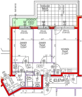 3-Zimmer-Wohnung kaufen in Neunkirchen – 64 m², € 303.840 – Bild 13 von 13