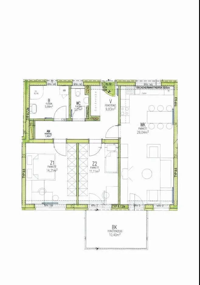 NEUE KÜCHE - Geräumige 3-Zimmer-Wohnung mit Balkon und Carportparkplatz in AKTION - geförderte Miete ODER geförderte Miete mit Kaufoption - 3 Zimmer - Ansicht 2