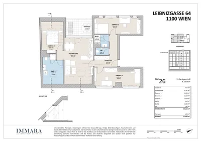 4-Zimmer-Wohnung mieten in Wien – 105,36 m², € 1.998 – Bild 18 von 21