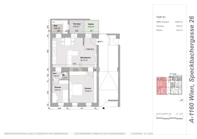 3-Zimmer-Wohnung kaufen in Wien – 65,82 m², € 375.000 – Bild 21 von 21