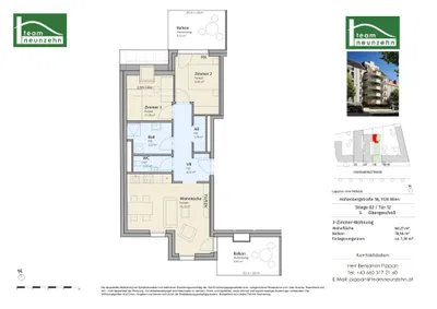3-Zimmer-Wohnung kaufen in Wien – 60,27 m², € 515.000 – Bild 19 von 19