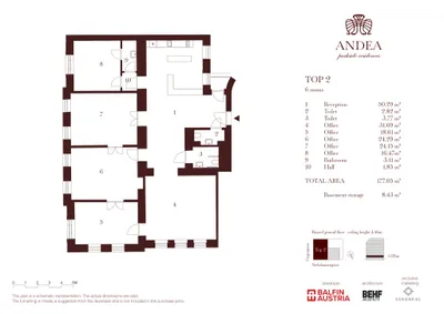 6-Zimmer-Gewerbeimmobilie kaufen in Wien – 177,05 m², € 1.695.000 – Bild 7 von 7