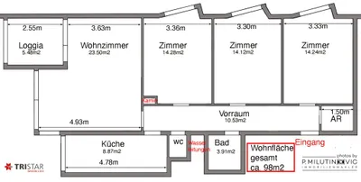 Wohnung kaufen in Korneuburg – 98 m², € 249.000 – Bild 2 von 32