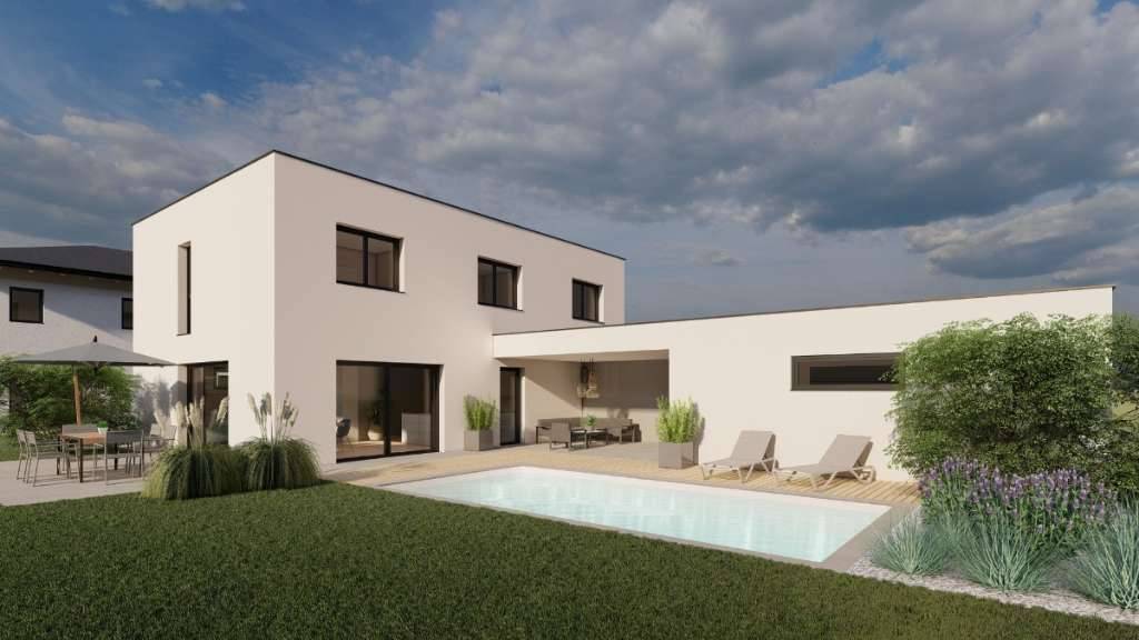Steinhaus Einfamilienhaus Belagsfertig 159m²- Grundstück 741m², Steinhaus