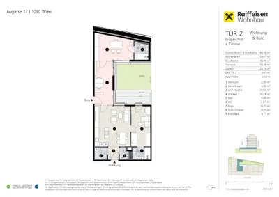4-Zimmer-Wohnung kaufen in Wien – 98,76 m², € 782.500 – Bild 5 von 5