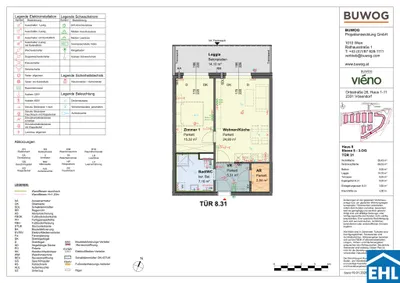 2-Zimmer-Wohnung mieten in Mödling – 55,43 m², € 1.321 – Bild 11 von 11