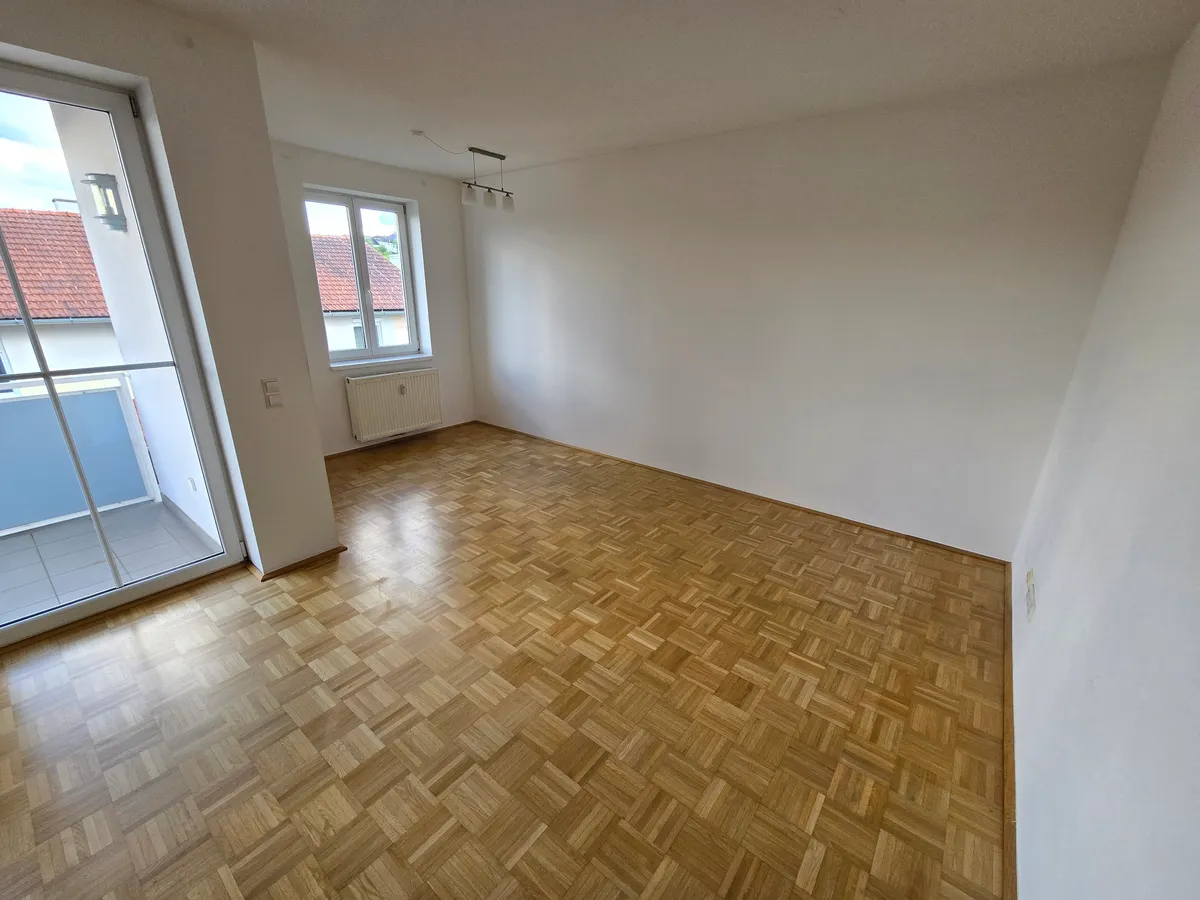51 m² 2-Zimmer Wohnung mit Balkon und PKW Stellplatz - Ansicht 2