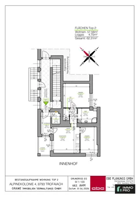 2-Zimmer-Wohnung mieten in Leoben – 59,65 m², € 699 – Bild 9 von 9
