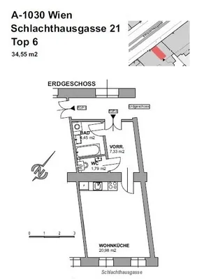 1-Zimmer-Wohnung kaufen in Wien – 34,55 m², € 199.000 – Bild 15 von 16