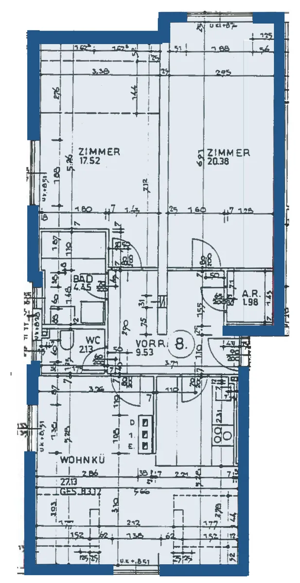 Geförderte 3-Zimmer Dachgeschosswohnung | ca. 82 m² - Ansicht 2
