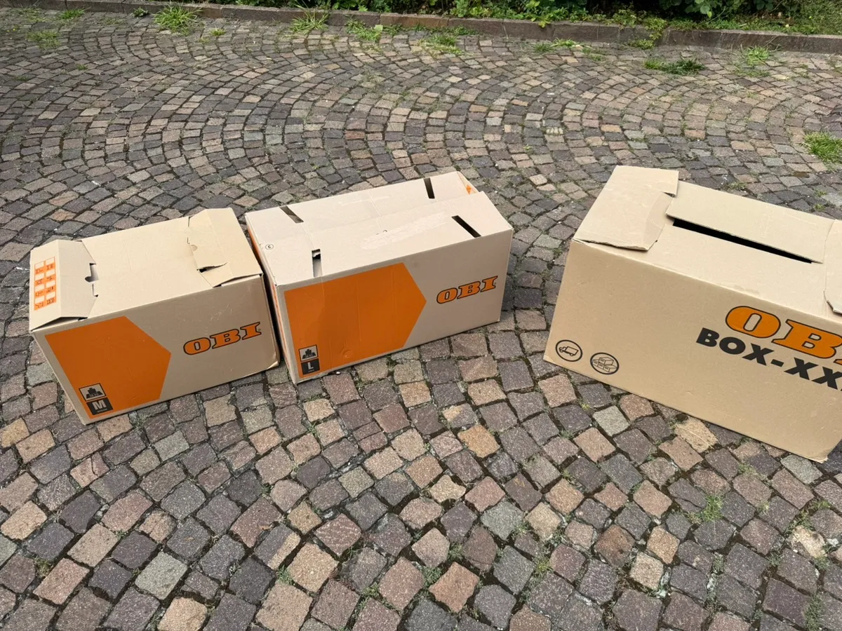 6 Stk Umzugskartons Obi, € 10,- (6971 Hard)