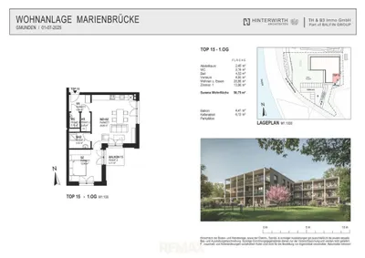 2-Zimmer-Wohnung kaufen in Gmunden – 56,75 m², € 390.000 – Bild 9 von 9