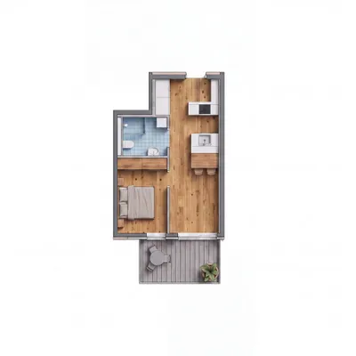 2-Zimmer-Wohnung kaufen in Innsbruck – 40,51 m², € 494.400 – Bild 6 von 7